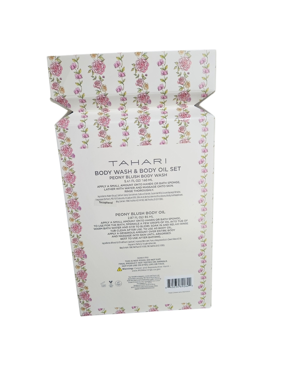 Tahari Pink Floral Bath & Body Gift Set - Picture 2 of 4